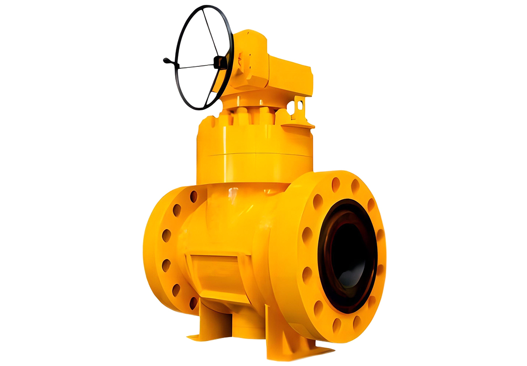 High-Pressure Top-Mounted Flanged Trunnion Ball Valve
